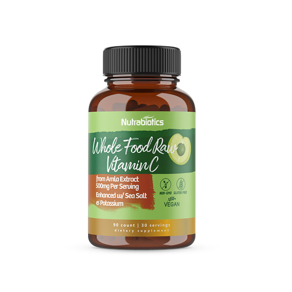 Whole Food Raw Vitamin C (from Amla Extract) 500mg Per Serving